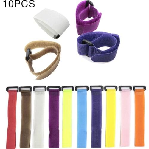 10PCS Nylon Fishing Rod Strap Elastic Belt Strong Sturdy Adjustable Fishing Tackle Tied Strap For Sea Fishing Ice Fishing Rods