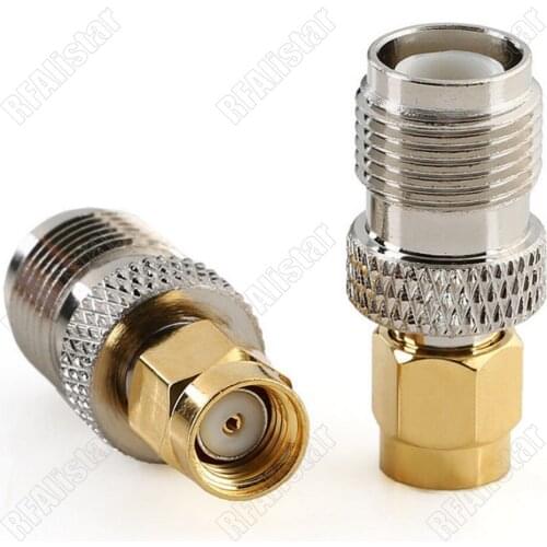 30 Pieces RP-SMA Male (Female Pin) to RP-TNC Female (male pin) Adapter Coaxial Connector