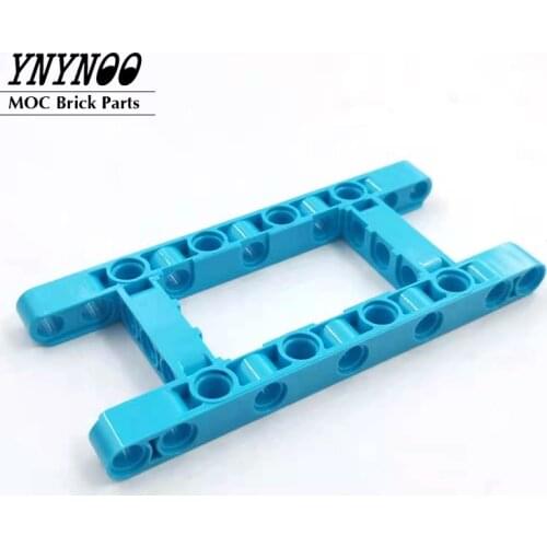 5-10Pcs/lot 64178 Technical Beam 5x11 "H" Open Center Frame Thick Liftarm MOC Building Blocks Bricks Parts for EV3 SPIKE Robot