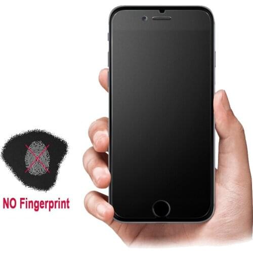 50pcs Anti glare anti fingerprint frosted matte Tempered Glass Screen Protector For iPhone 11promax/xsmax/XR/6/7/8 matte glass