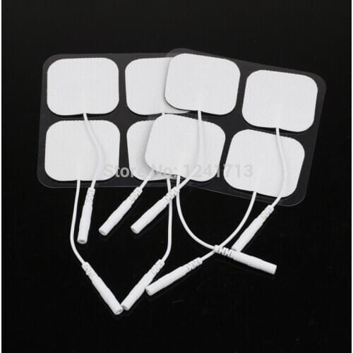 500pcs tens Transcutaneous massager Electrical Nerve Stimulation electrodes pads 4*4cm hight quality electroestimulador reusable