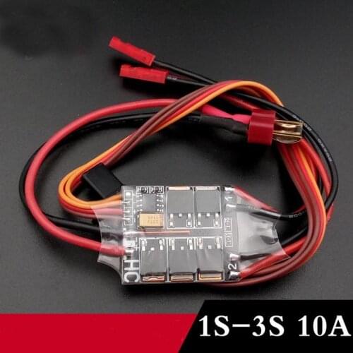 RC Tank Modified Accessories 1S-3S 10A Mini 2 Channels Bidirection Electrical Speed Controllers ESC with Mixed Control Function