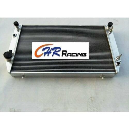 62MM for Jaguar XJS V12 / XJ12 1976-1996 95 94 93 92 91 90 Aluminum Radiator AT