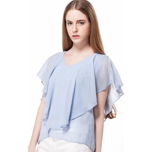 Блузки с воланом Asyabuykal China At AliExpress