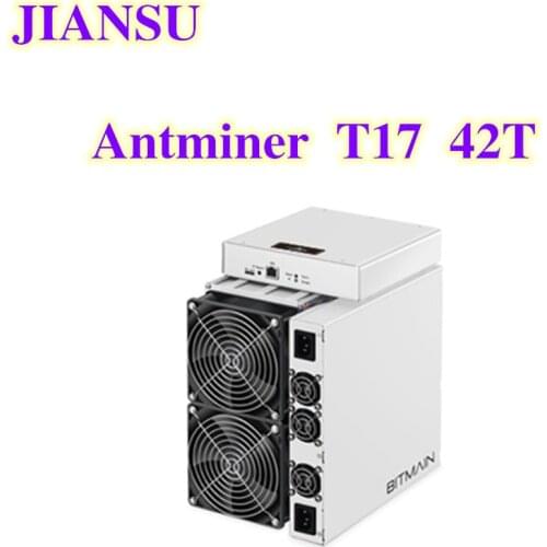 Used 90% new BTC BCH miner AntMiner T17 42TH/S SHA256 Asic miner better Than S9 S11 T15 S15 S17 Z11 B7 T2 T3 WhatsMiner M20