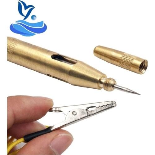 Diagnostic Tools DC 6V 12V 24V Copper Auto Car Light Circuit Tester Lamp Voltage Test Pen Detector Probe Light System Test