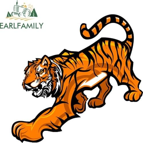 EARLFAMILY 13cm x 12.7cm for Panther Fierce Auto Decal DIY Car Stickers Fashion Graffiti Sticker Motorcycle Bumper Decoration