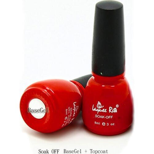 2 pcs Top Coat Primer Base Gel Nail Art Polish Professional Nail Art Kit Acrylic And Gel Top Base Coat Uv Gel Polish