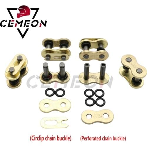 Pitch link separation link Motorcycle chain ring O-shaped main link hollow rivet chain buckle splitting kit 428/520/525/530