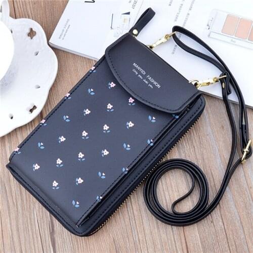 Wallet Women PU Multifunctional Mobile Phone Clutch Bag Ladies Purse Large Capacity Travel Card Holder Passport Cover