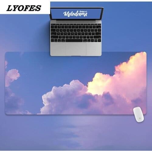 Laptop Mouse Mat Kawaii Mouse Pad Cute Mouse Padpad Large Writing Desk Mats Gaming Deskpad for Office Home Gamer 80x30 90x30
