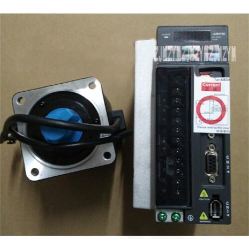 New Arrival 220V 750W 2.39NM 3000RPM 80mm AC Servo Motor Drive Kits ECMA-C20807SS+ASD-B2-0721-B Oil Seal Brake With 3M Cable