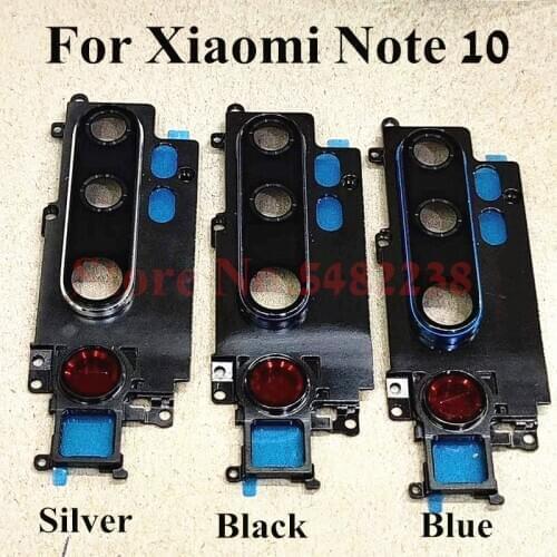 Original Back Camera Ring Glass Lens Cover For Xiaomi Note 10 MI Note10 NT10 Rear camera Frame with Glass lens Replacement Parts