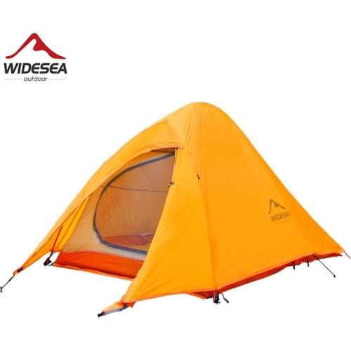 Widesea camping tent 2 person ultralight touist tent solicone coated 1480g with mat for hiking trikking outdoor