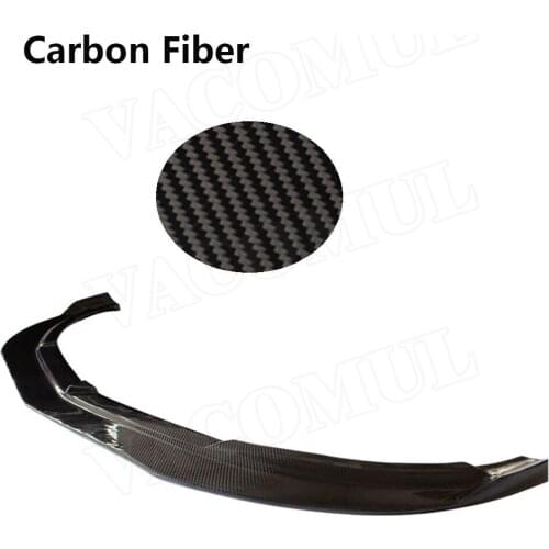 For W176 Carbon Fiber Front Lip Spoiler for Mercedes Benz A Class RZ Style A180 A200 A260 A45 2013-2015 Car Bumper Chin Guard