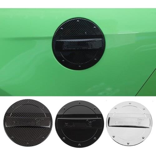 Fit for Ford Mustang 2010-2014 ABS Fuel Filler Tank Gas Cap Door Decorative Cover Trim Exterior Car Accessories