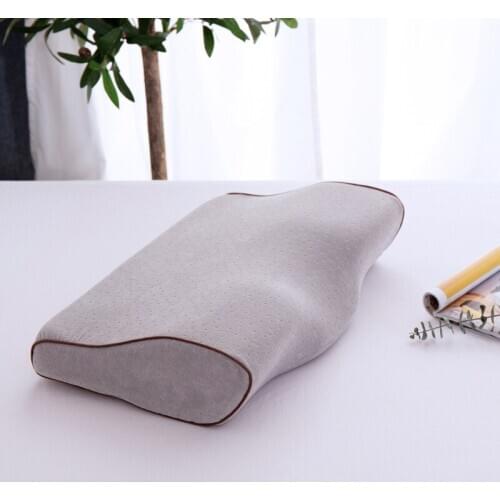 Comfortable Memory Foam Pillow Neck Massage Ergonomic Curve Cervical Orthopedic Neck Bed Sleeping Head Cushion Pillow