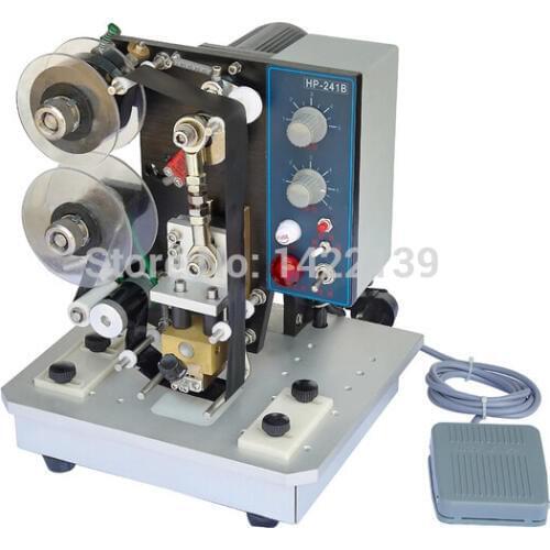 Semi-automatic Electric Hot Stamp Ribbon Coding Printer Machine Coder HP-241B