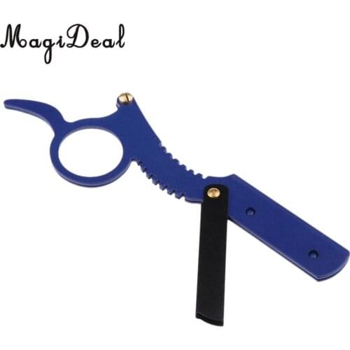 Pro Men Barber Styler Hairdressing Haircut Straight Edge Shaving Razors 13x4 cm