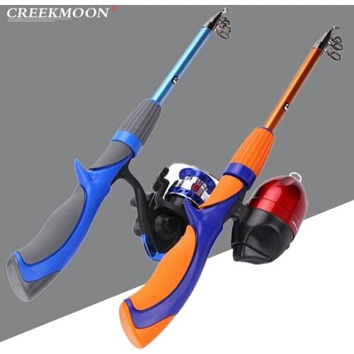 Carbon Fiber Rod Superhard Boat Ice Fly Lure Fishing Rods with High Quality Fish Reel Tackle Set De Pesca 1.2m/1.4m Length