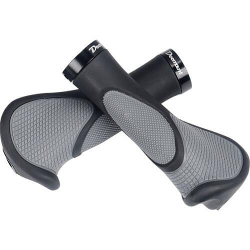 Deemount Ergonomic Bicycle Grips Handlebar TPR Rubber Casing Sheath 2 Color Tone MTB Cycling Hand Rest Shock Absorption Bar End