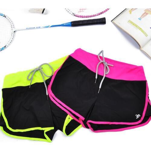 Women Quick Dry Breathable High waist Gym Fitness Sports Shorts For lady Trainning Running Shorts Feminino sport beach Shorts