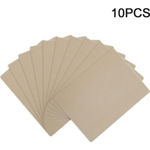 10pcs/pack Black White Blank Practice Inkless Trainning Microblading Beginner Tattoo Suppiles Eyebrow Skin Face Semi Permanent