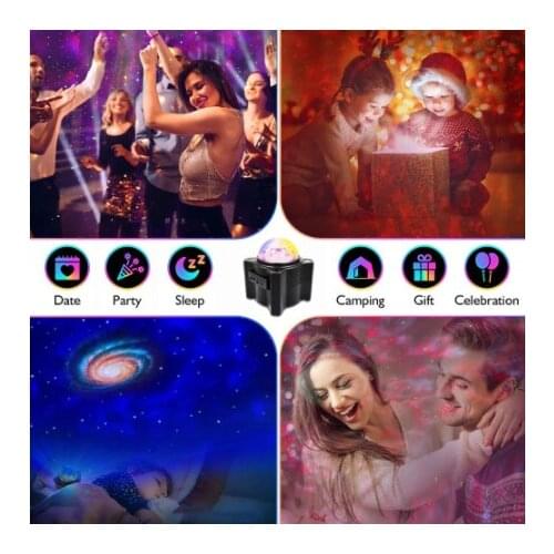 12 patterns star galaxy projector UFO planet astronaut night light spin sky starring decoration room lamp gifts Drop Shipping