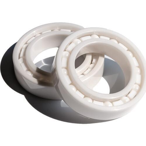 2pcs/6pcs 6303 ZrO2 full Ceramic ball bearing 17x47x14 mm Zirconia ceramic deep groove ball bearings 17*47*14