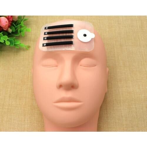 2 PCS Flexible Eyelashes Easy Pick Up Silicone Stand Pad Reusable False Lashes Holder Eyelash Extensions Makeup Tool