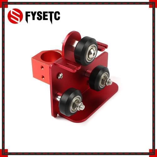 3D Printer Parts Extruder Back Support Plate With Pulley 3D Accessory Extruding Back Plate For CR-10 PRO CR-10S PRO