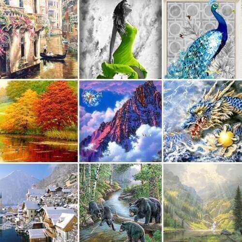 40x50x70 diamond painting 5D Full Square Diamond embroidery mosaic Cross Stitch DIY Wall Sticker home Decoration Christmas Gift