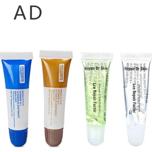 Hot 50Pcs Tattoo Aftercare Anti Scar Tattoo Repair Cream Vitamin A&D Nursing Ointment For Permanent Makeup Repair Gel