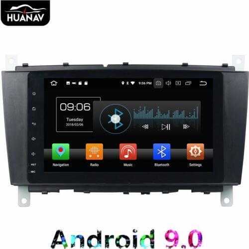 DSP Android 9 Car GPS Navigation DVD Player For ML W163/CLK W2092002-2005 C-Class W203 SLK Auto radio multimedia Stereo recorder
