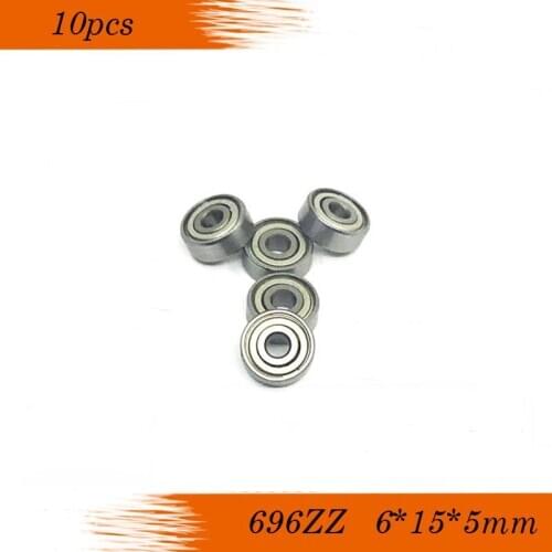 Free shipping 10Pcs High quality 696ZZ R-1560ZZ ball bearing 6x15x5 deep groove ball bearing