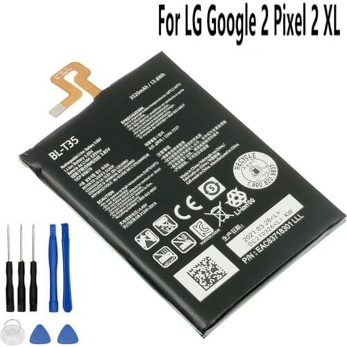 BL-T35 3520mAh Replacement Battery For LG Google2 Google 2 Pixel 2 XL Pixel2 BL T35 BLT35 Mobile phone Batteries