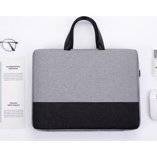 Briefcase Laptop Carrying Sleeve for Macbook Air Pro M1 2020 13.3 14 15.4 15.6 Inch Case Huawei XiaoMi Men Women HP Laptop Bag