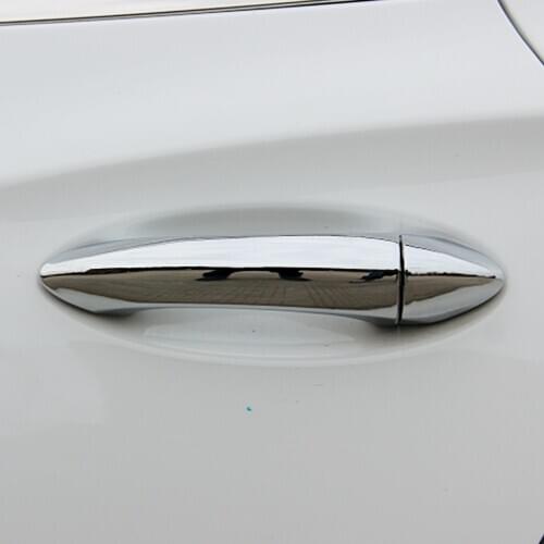 For Chevrolet Cruze 2nd Gen 2016-2019 Chrome Exterior Door Handle Cover Trim Moulding Bezel For Chevrolet Bolt EV 2017-2020