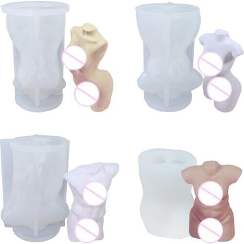 New Venus Goddess Form for Candles Tools Figures Crafts 3D Human Body Resin Epoxy Mold Male Female Shape Soap DIY Making Mould