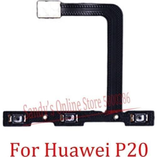 Power ON OFF Volume Up Down Side Button Key Flex Cable For Huawei P20 Replacement Repair Parts