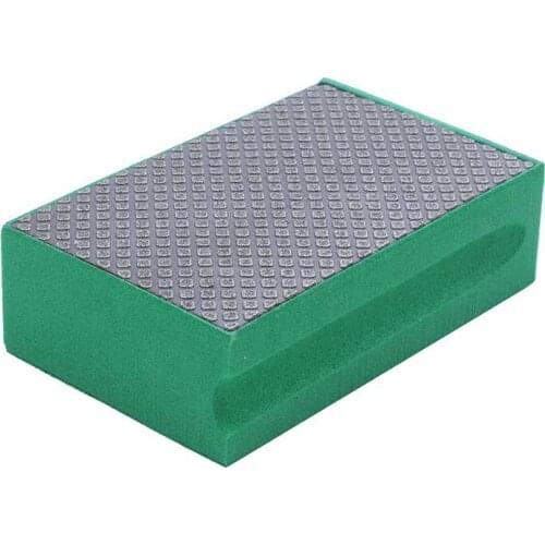Sponge Grinding Dry Diamond Hand Polishing Pad Grit 60 Green