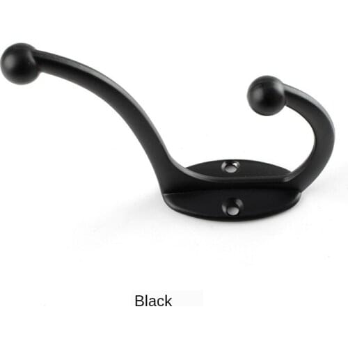 JD 4 Colors Antique Clothes Hook Metal Zinc Alloy Single Hook Green Bronze Cabinet Hook Home Improvement