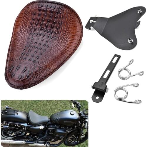 Motorcycle driver Seat Base Bracket Adjustable Seat Cover For Yamaha Virago XV750 XV250 XV1100 V Star XVS650 XVS1100 Custom