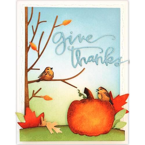 2 Fall Trees & Birds Metal Cutting Dies New2018 Stencils for DIY Scrapbooking Paper Cards Craft Making Decoration