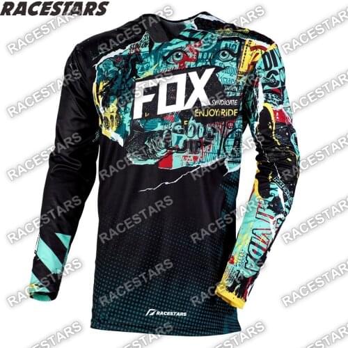 2022 Mens Motocross MTB Jersey Downhill Mountain Enduro Jersey Long Sleeve Cycling Wear Bike DH Maillot Ciclismo Hombre