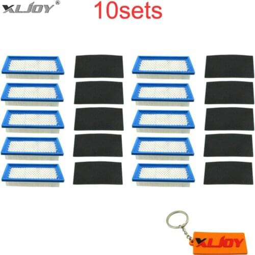 10x Air Filter Set For Honda 17211-883-W20 G150 G200 GX200 Briggs & Stratton 93400 115400 133400 Generac 494511S 0494511S