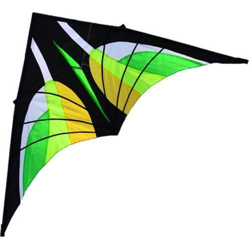 New Toys Hot 2.8m Quality Goods Power Green Triangle/Delta Kite With Handle and String Good Flying Kites