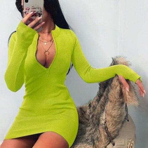 PRIMODA Fashionable Knitted Dresses