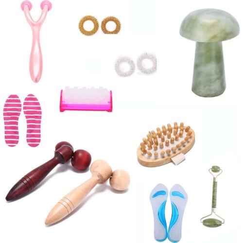 Release Relax Spa Claw Octopus Scalp Stress Wood Head Back Neck Body Massager Comb Hair Brushes Massager