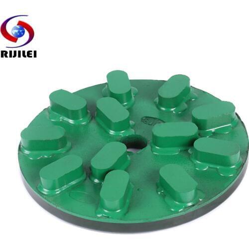 RIJILEI 5Inch Diamond Resin Grinding Plate 125mm Diamond Grinding Disc Marble Resin Polishing Pad For Concrete Floor KT02